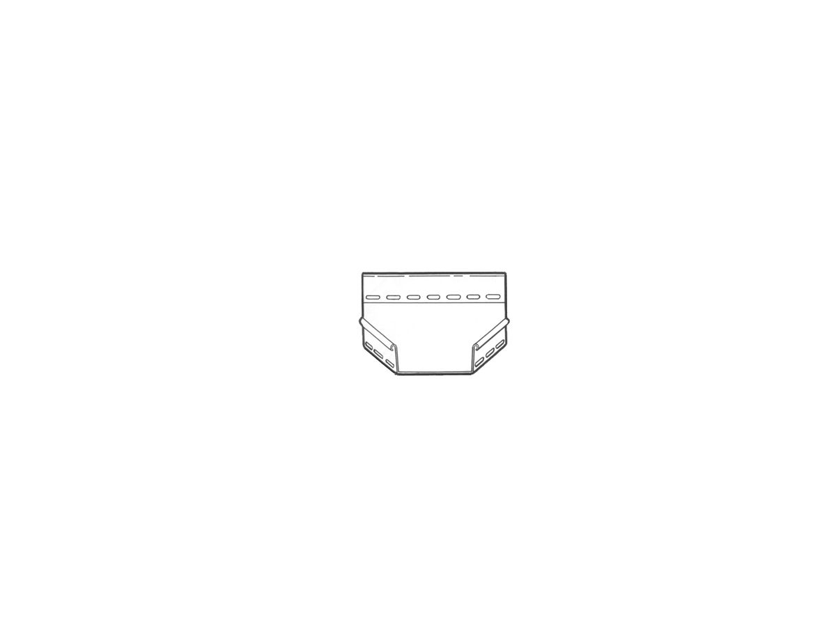 T-Stück zu Multibahn Lanz 200×110mm Stahl 1mm