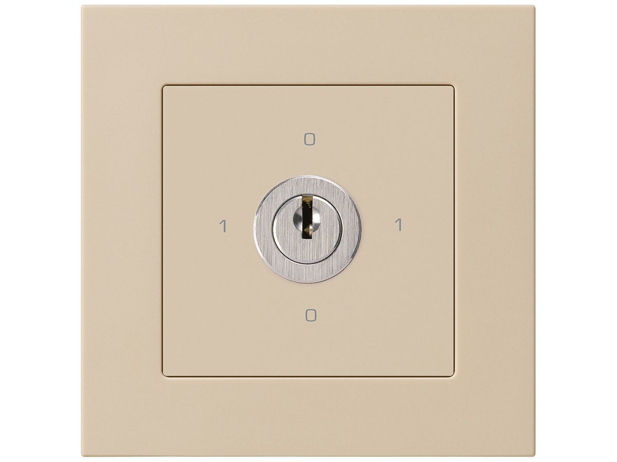 UP-Drehschalter kallysto.pro 0/3L beige mit Schloss Kaba 8
