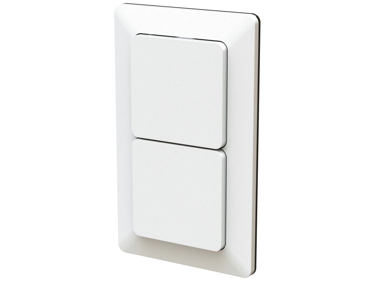 UP-Druckschalter MH priamos, Schema 3 / Schema 3, Gr.2×1, weiss