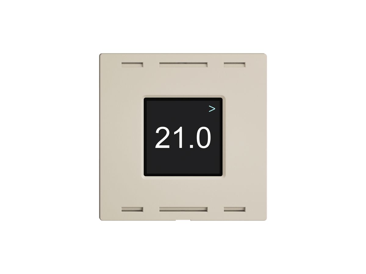 Bedienaufsatz zu Raumtemperatursensor EDIZIOdue Wiser CO2 crema