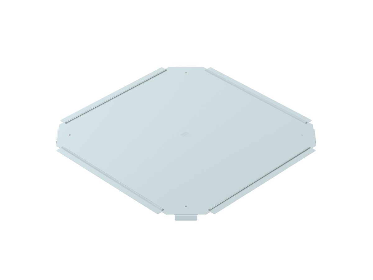 Deckel BET RKD zu Kreuzstück 300mm Stahl bandverzinkt Zink-Aluminium