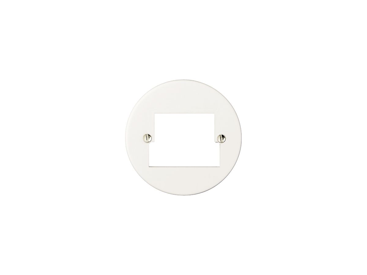 Frontscheibe 2×TT/2×RJ45 weiss ITplus ITM 58mm Standard