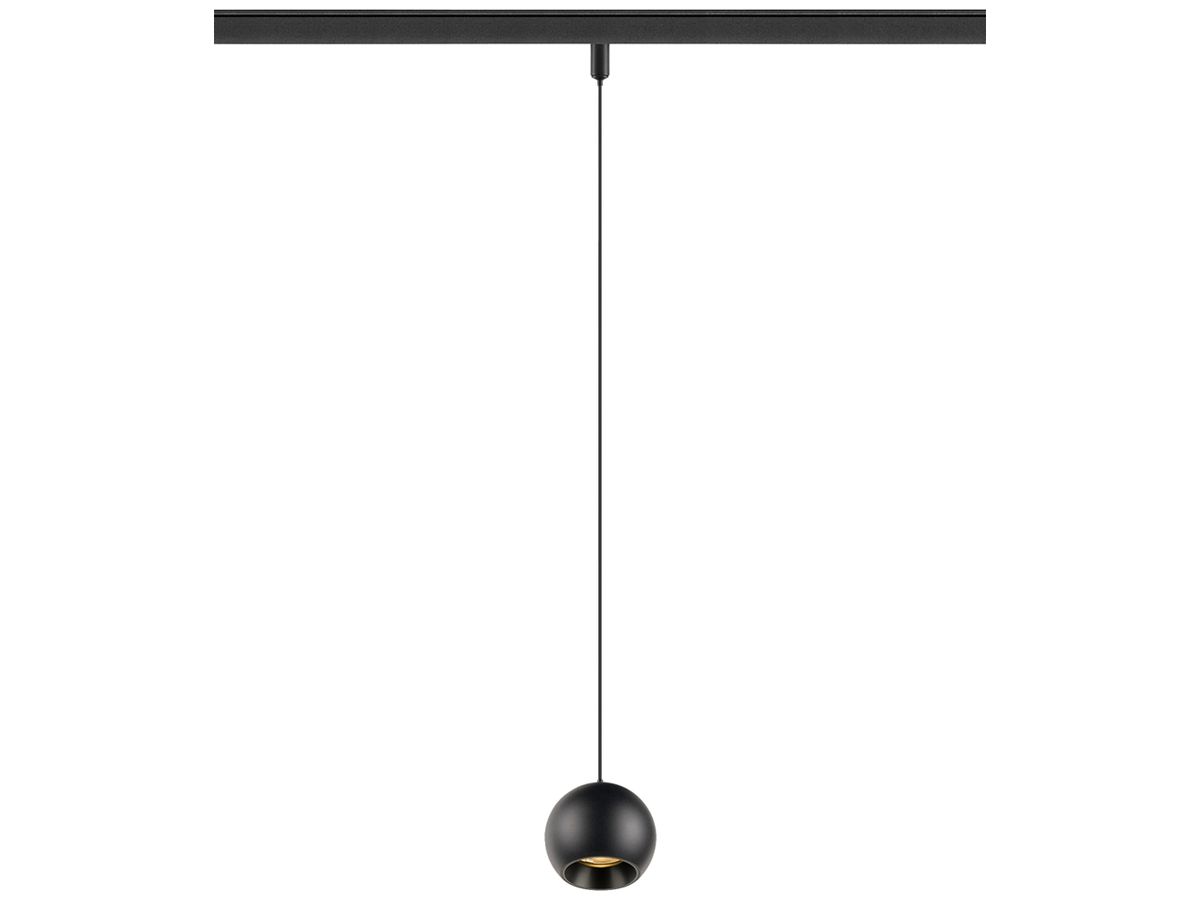 LED-Pendelleuchte SLV LIGHT EYE 2.0 10W 1200lm 3000K DALI Ø75×65mm schwarz