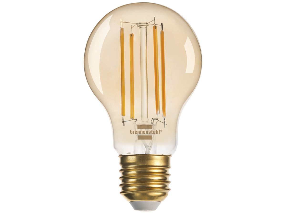 LED-Lampe Brennenstuhl Connect E27 4.9W 470lm 2200K Ø60×105mm klar 360°