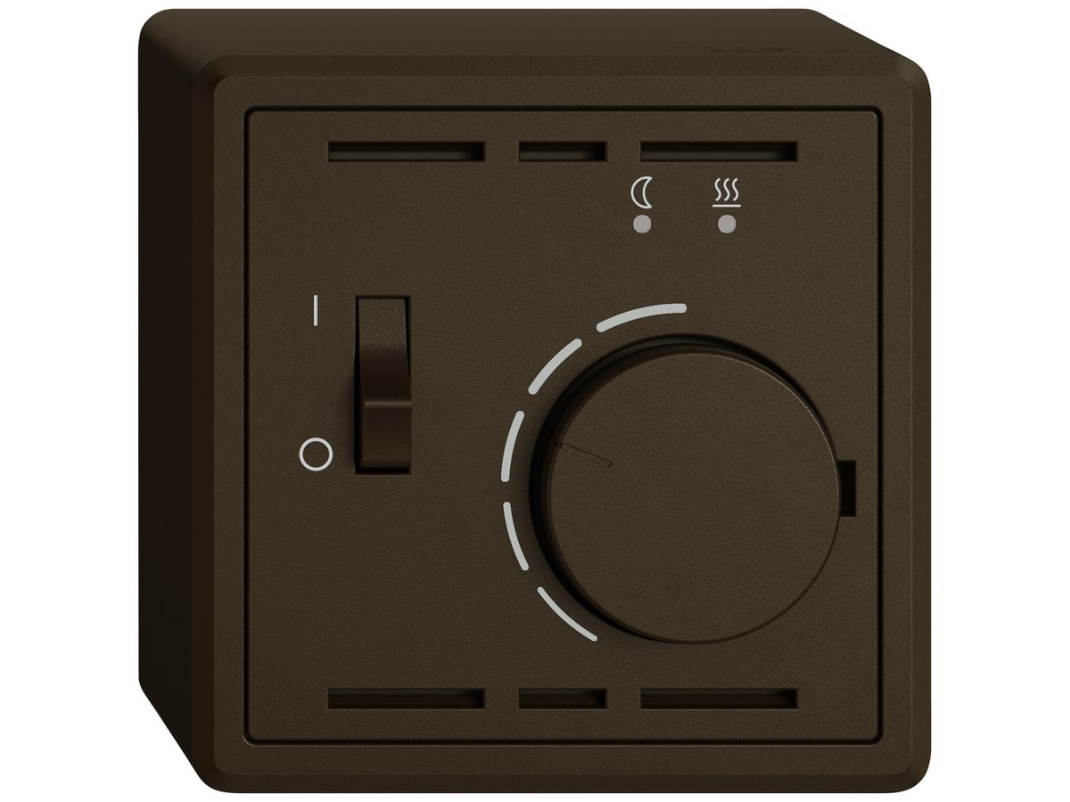 AP-Raumthermostat EDIZIO.liv SNAPFIX® m.Temperaturbegr.f.Bodenheizungen br