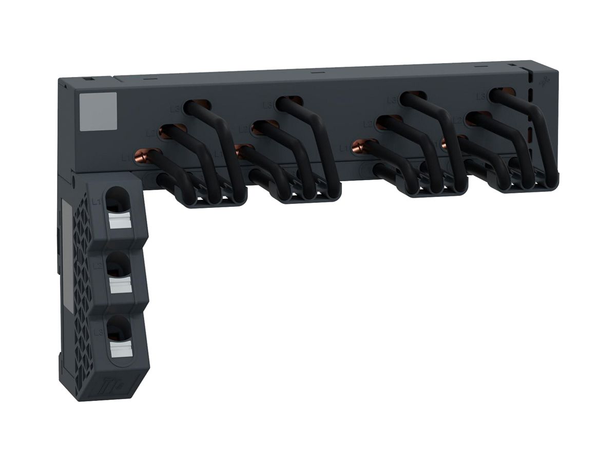 Sammelschienenverbinder TeSys 3P 3Ph 63A 203mm schwarz