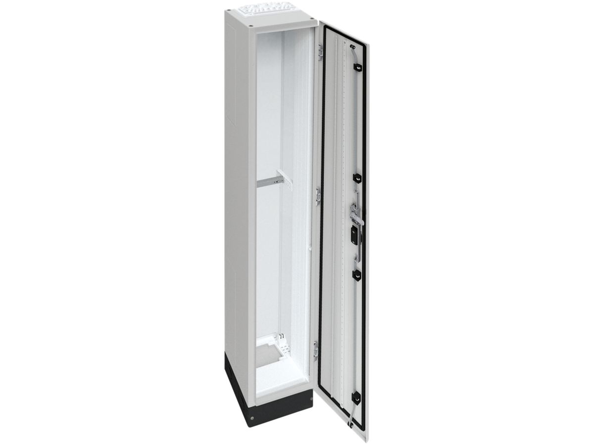 Schrank Hager univers Schutzklasse II 1700×300×275mm mit Sockel 100mm IP55