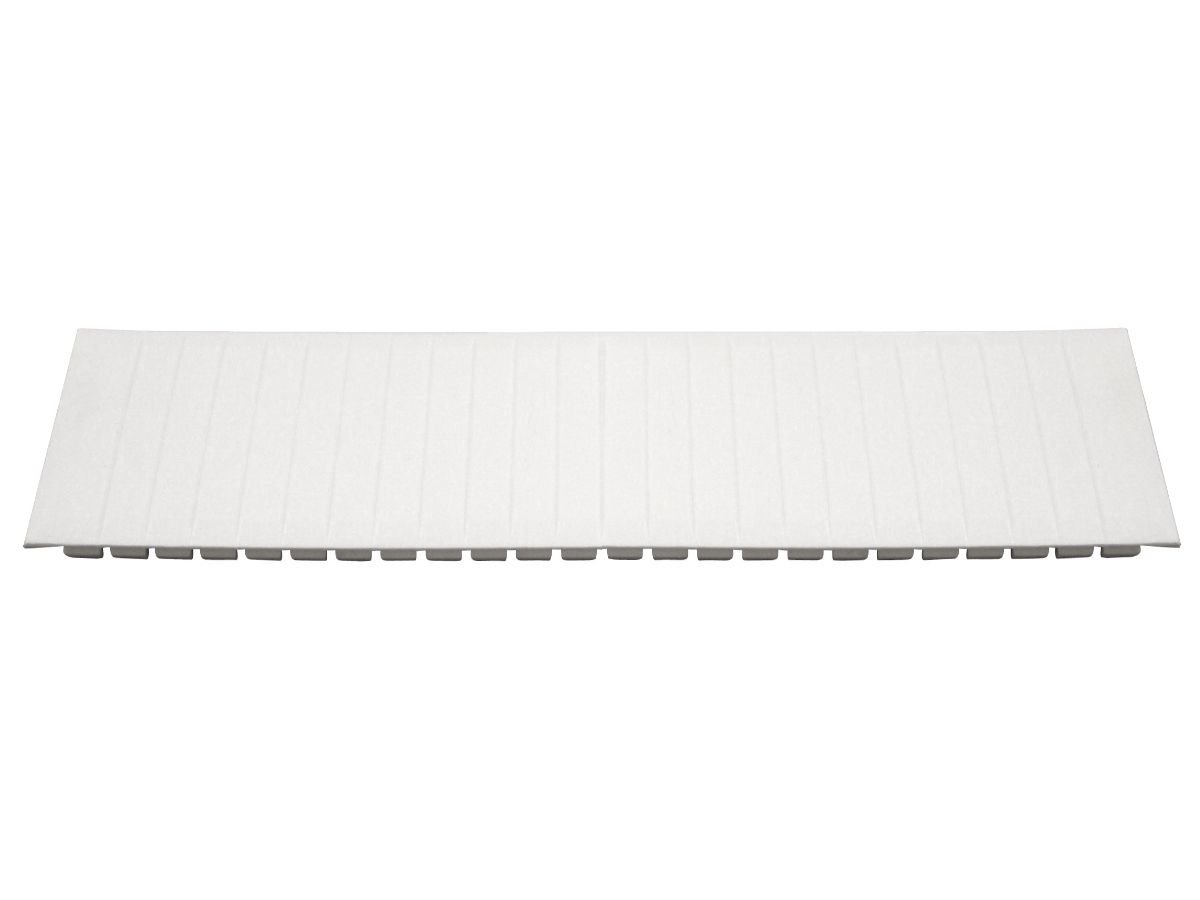 Abdeckstreifen Schrack 226mm - 12TE, weiss, brechbar Länge