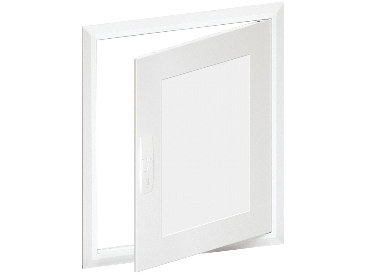 Blendrahmen mit Tür Hager univers 603×703×13mm IP30 reinweiss für FW42U