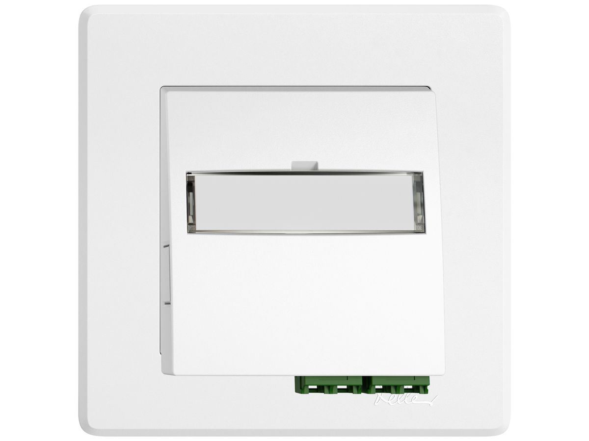 UP-FTTH-Dose EDIZIO.liv SNAPFIX® LC APC Diamond F-3000 2 mittelstücke ws