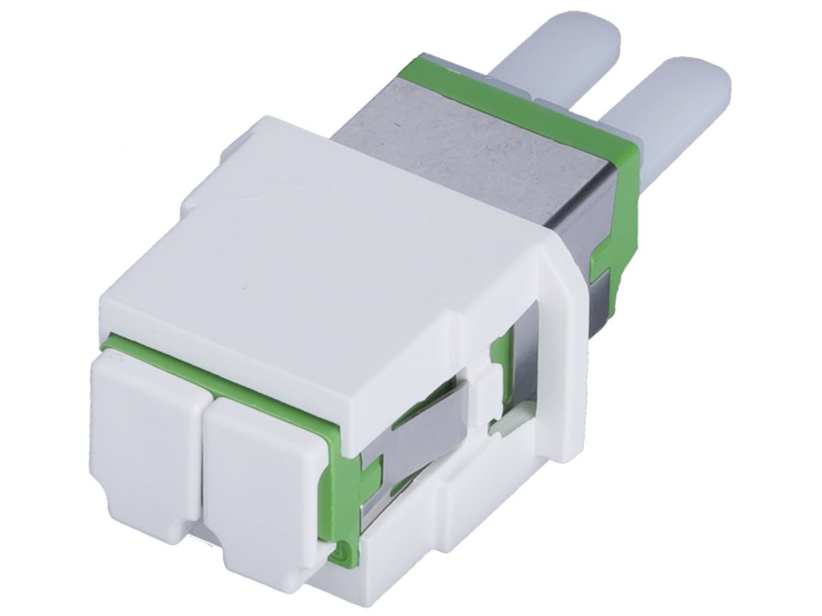 Adapter Dosen R&M Kat.6A LC grün für EDIZIO