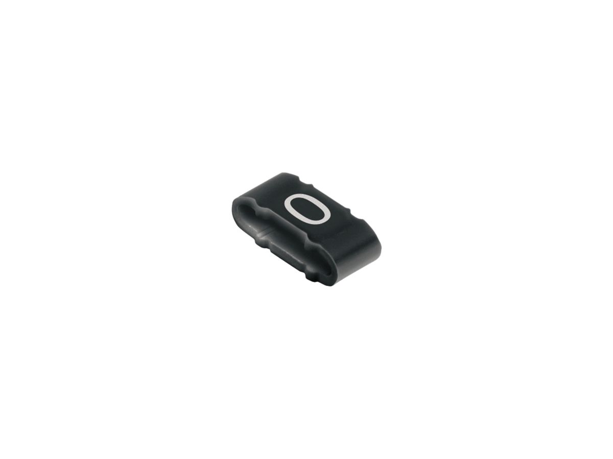 Kabelmarkierer Weidmüller CLI C MP für Ø10…317mm 4×11.3mm Aufdruck: 0, schwarz