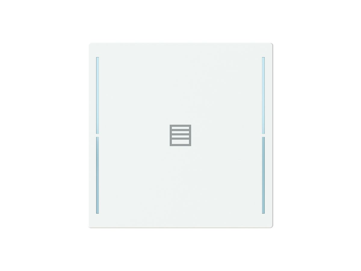 Tasterabdeckung ABB SIDUS touch 1-fach "Taster-Jalousie" weiss