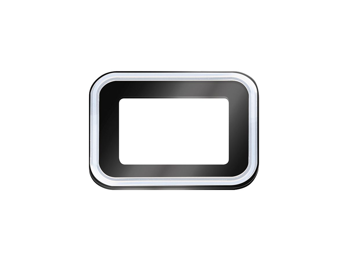 Abdeckung ESYLUX SUN OFL/AFL Glas 113×84×7mm schwarz klar