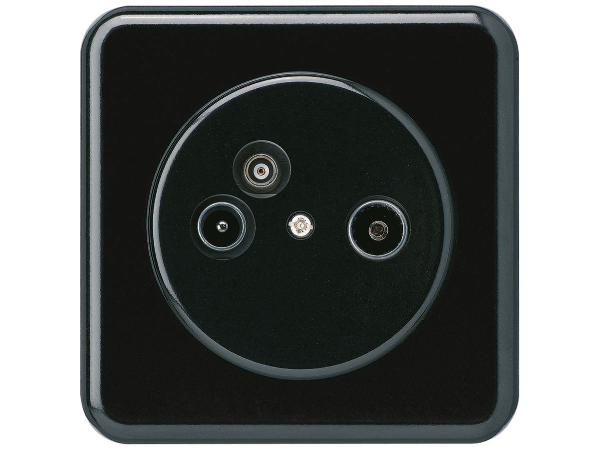 UP-Antennendose TV-R-Daten basico C 2GHz 19db schwarz