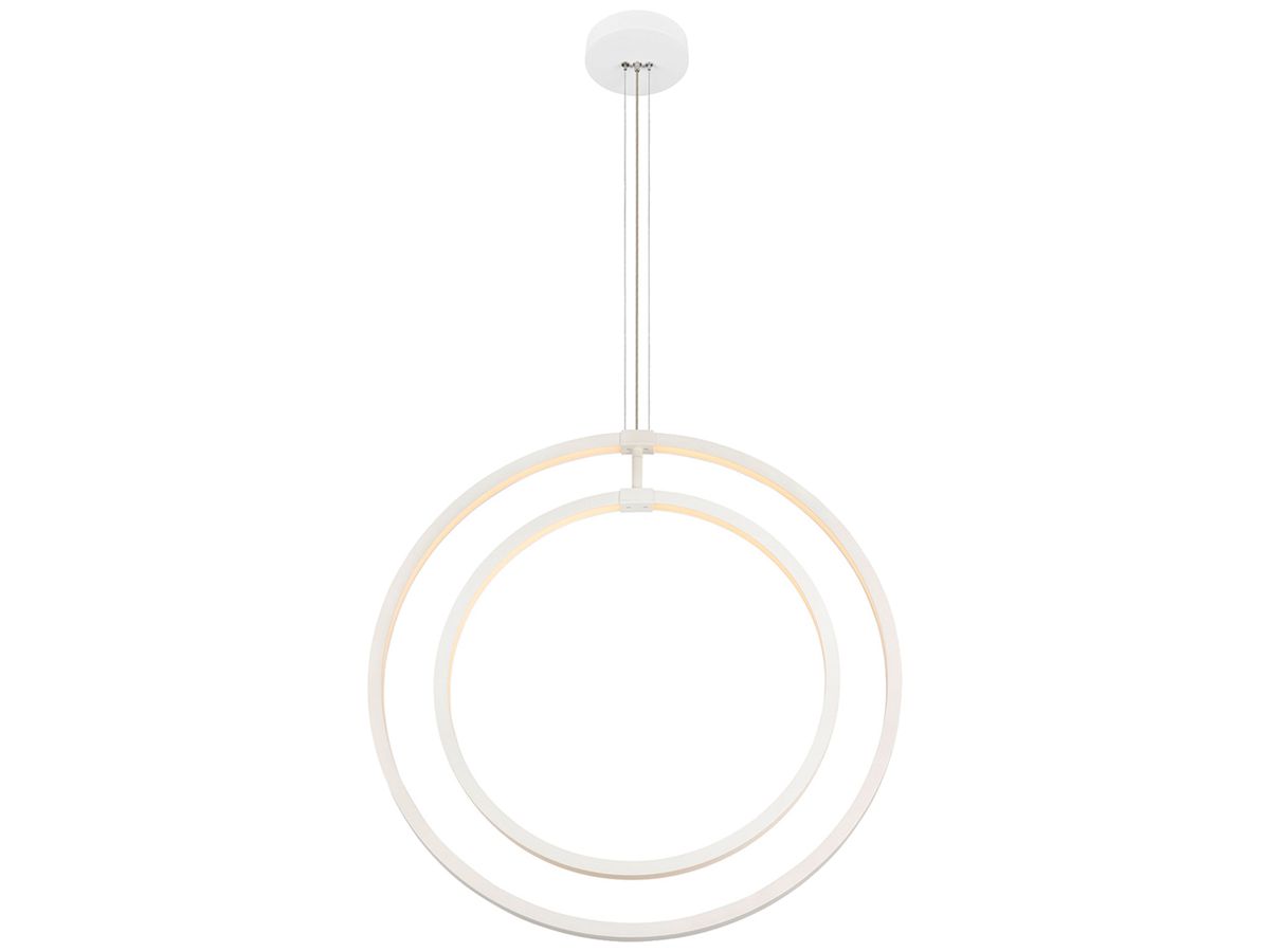 LED-Pendelleuchte SLV ONE VERTICAL 40W 2550lm 2700/3000K Ø800×30mm weiss
