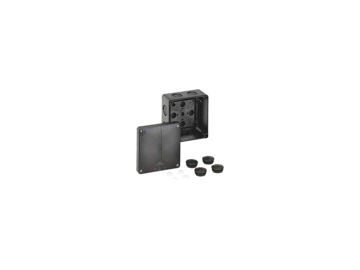 AP-Abzweigdose Abox-i 060 leer PC, 110×110×67mm, schwarz