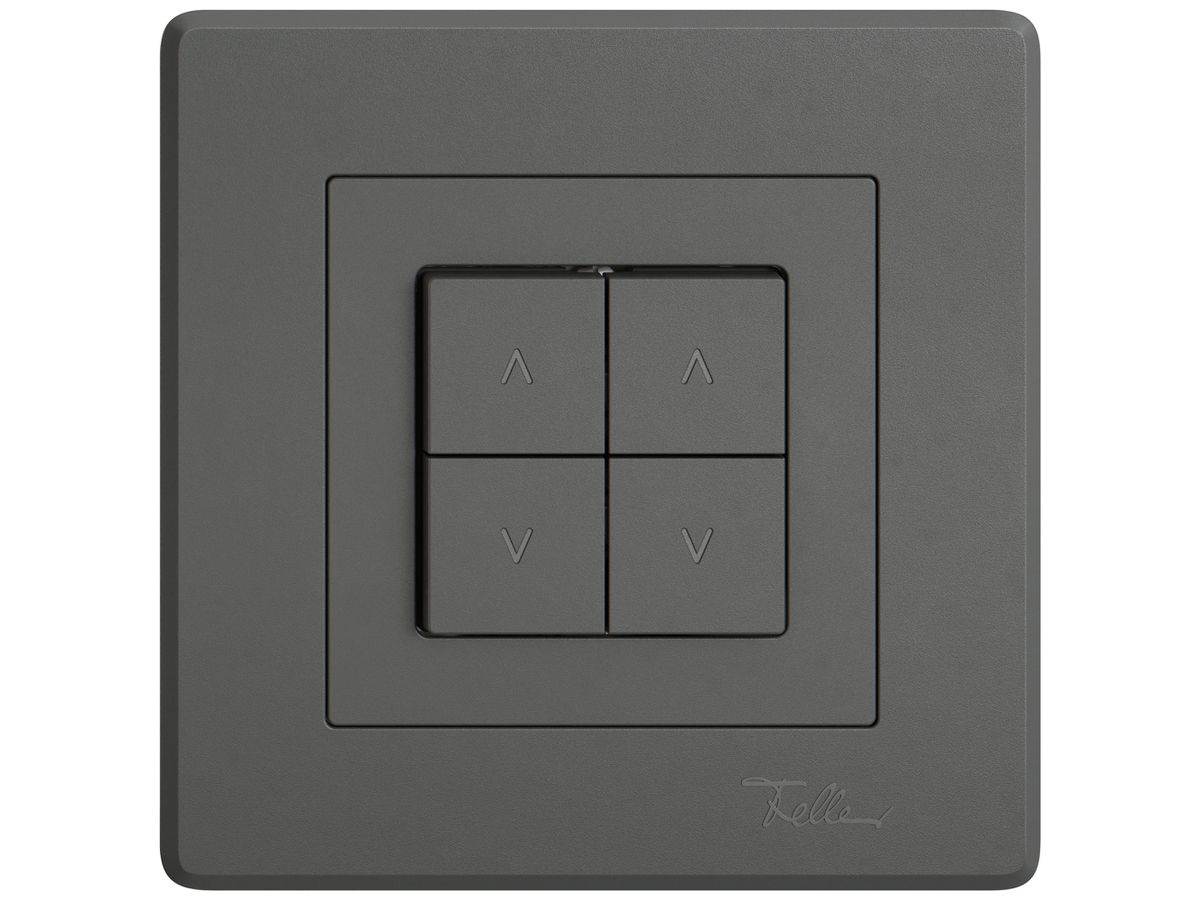 UP-Storenschalter EDIZIO.liv SNAPFIX® 10A 250V 4 Tasten 2 Kanäle dgu