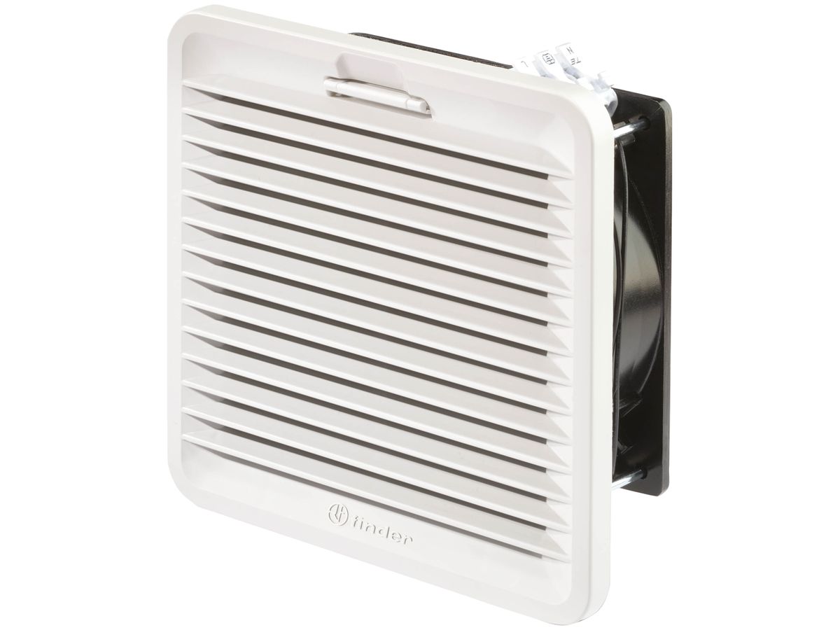 Filterlüfter Finder 55m³/h 7W für 24VDC mit Eingangsfilter