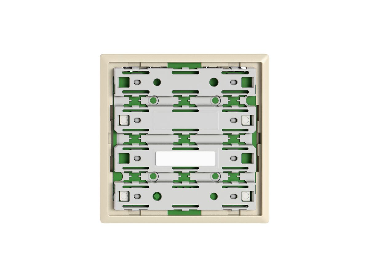 Frontplatte EDIZIO.liv UNI SNAPFIX® 60×60mm crema