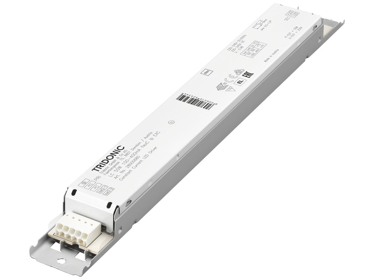 LED-Betriebsgerät Tridonic 14…50W 60…140V 100…400mA ON/OFF