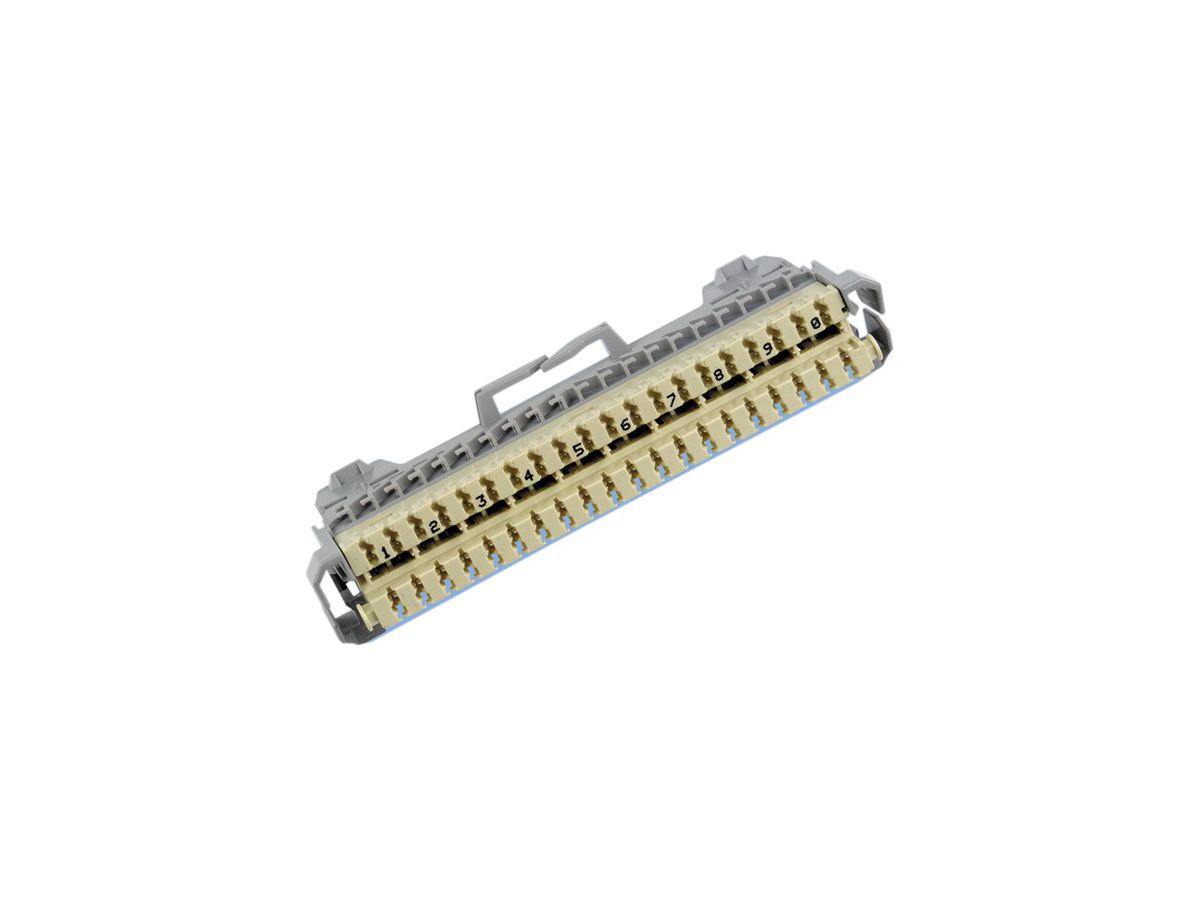 Trennleiste R&M 10DA 1×0.8mm, Rangierseite unten