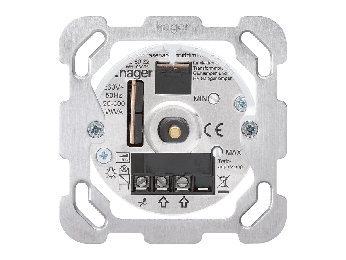 Einsatz zu Drehdimmer Hager Phasenabschnitt 20…550W Bauart F