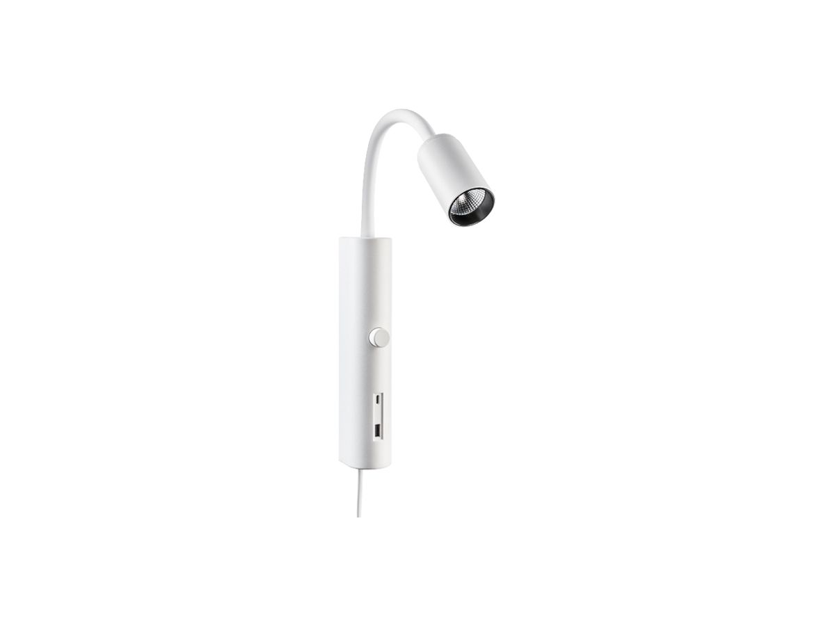 LED-Spot SG Tube Wall 8W 360lm 930 38° DIM Ø39×223×45×47mm weiss