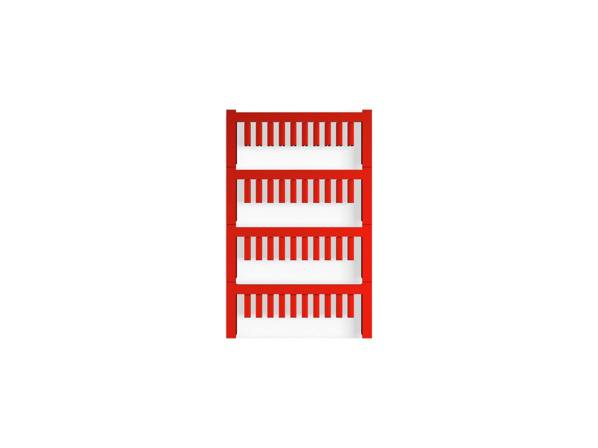 Leitermarkierer Weidmüller MultiCard SF für Ø1.2…1.6mm 12×3.2mm PA66 rot