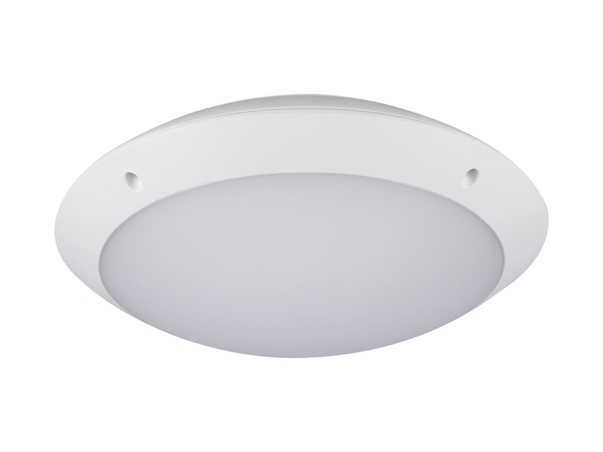 LED-Decken-/Wandleuchte START SURFACE Ø350mm 14W 1500lm 840 IP66 3h weiss