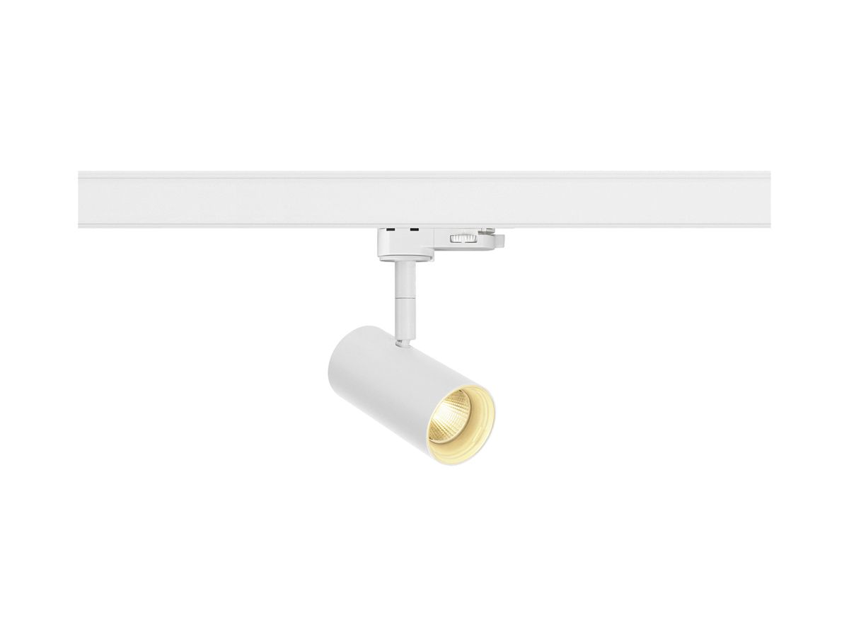 LED-Strahler SLV NOBLO SPOT PHASE 6W 760lm 940 32° DIM 3PH Ø50mm weiss