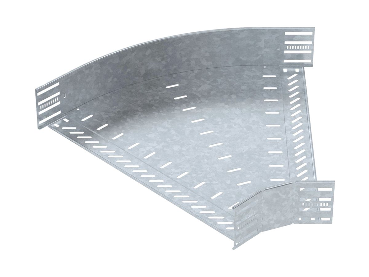 Bogen BET RB 45° 110×600mm Stahl feuerverzinkt