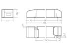 LED-Konverter basicDIM LC 60/24V bDW SC PRE2 SP 24V, 60W, 43×30×225mm