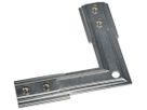 Stabilisator Eckverbinder SLV für 1-Phasen Stromschiene, Nickel matt