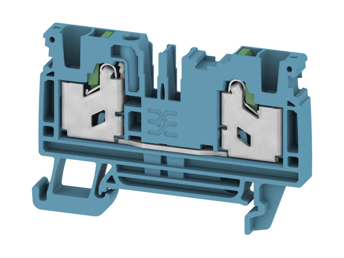 Durchgangs-Reihenklemme 0.75…4mm² 32A 1000V TH35/G32 blau
