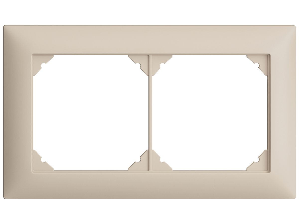 UP-Kopfzeile EDIZIOdue SNAPFIX® 1×2 horizontal 148×88mm crema