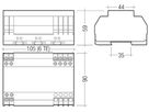 Relais-Modul DALI-RM/S Tridonic 4×10A