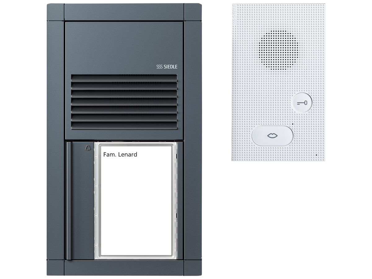 Türsprech-Set Audio Siedle Vario 1 Bus-System weiss
