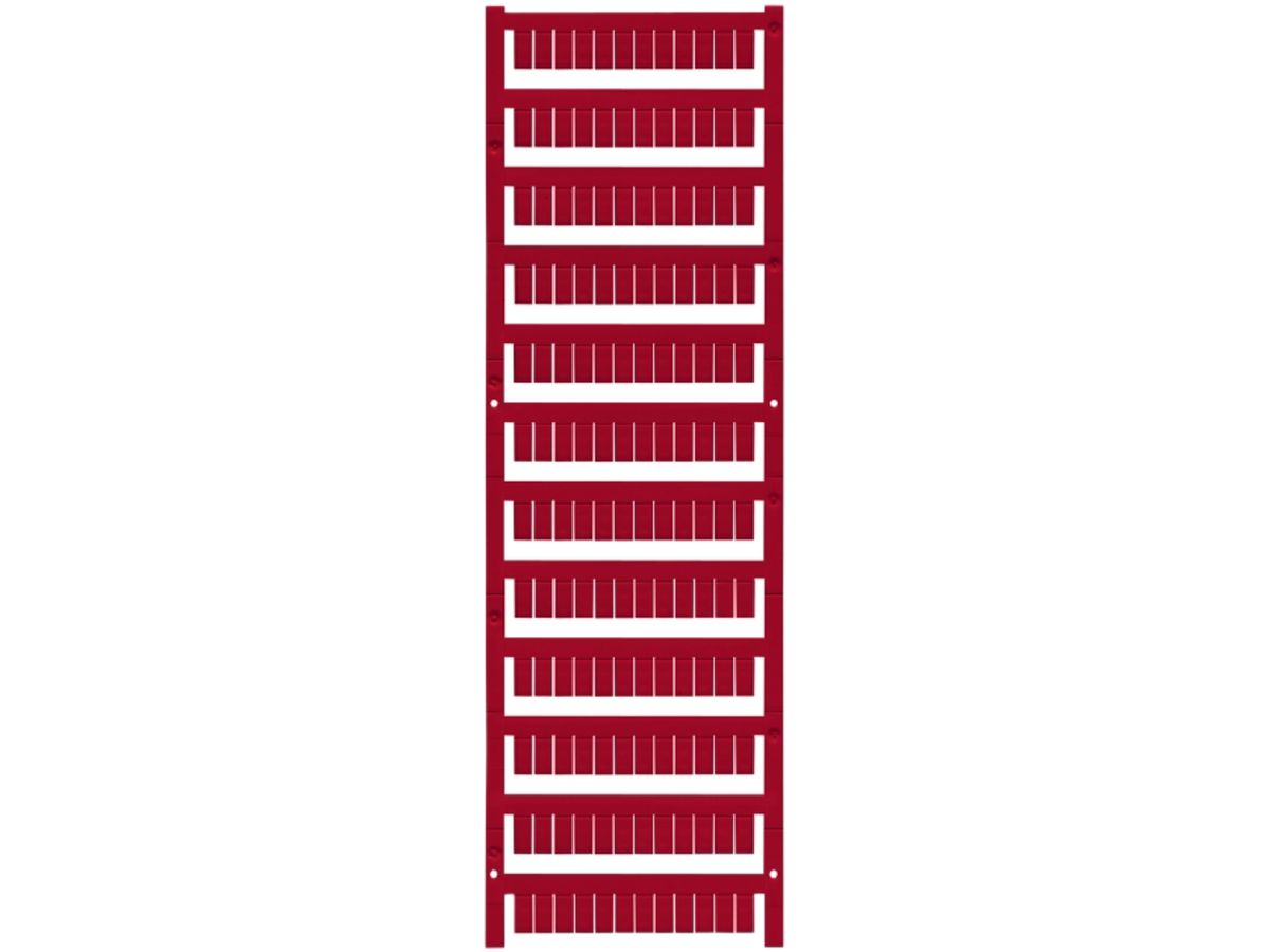 Klemmenmarkierer Weidmüller MultiCard WS 10×5mm PA66 rot