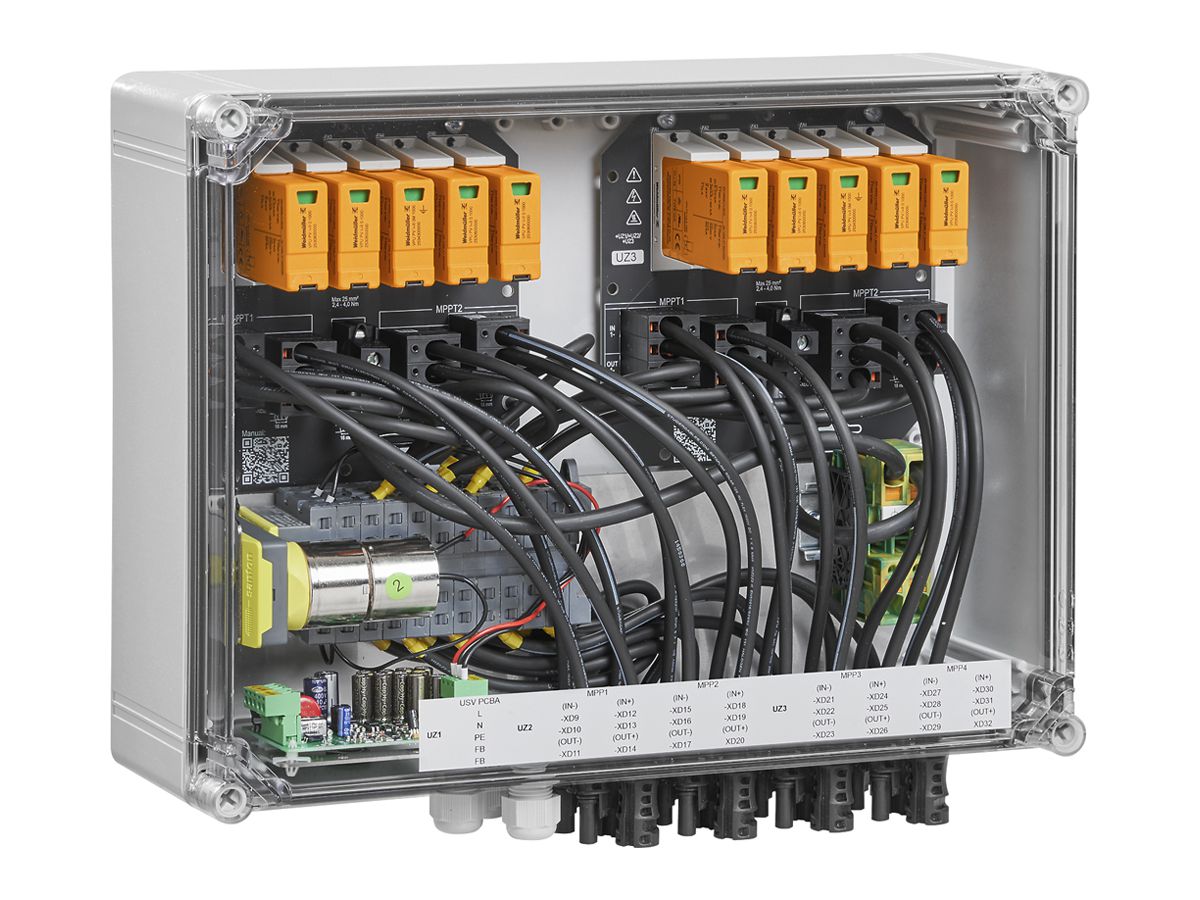 Generatoranschlusskasten WM GAK PVC DC 2I 1O 4MPP RD SPD1R EVO 11
