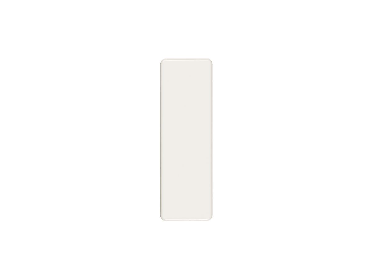 Abdeckplatte 4×1 blind weiss