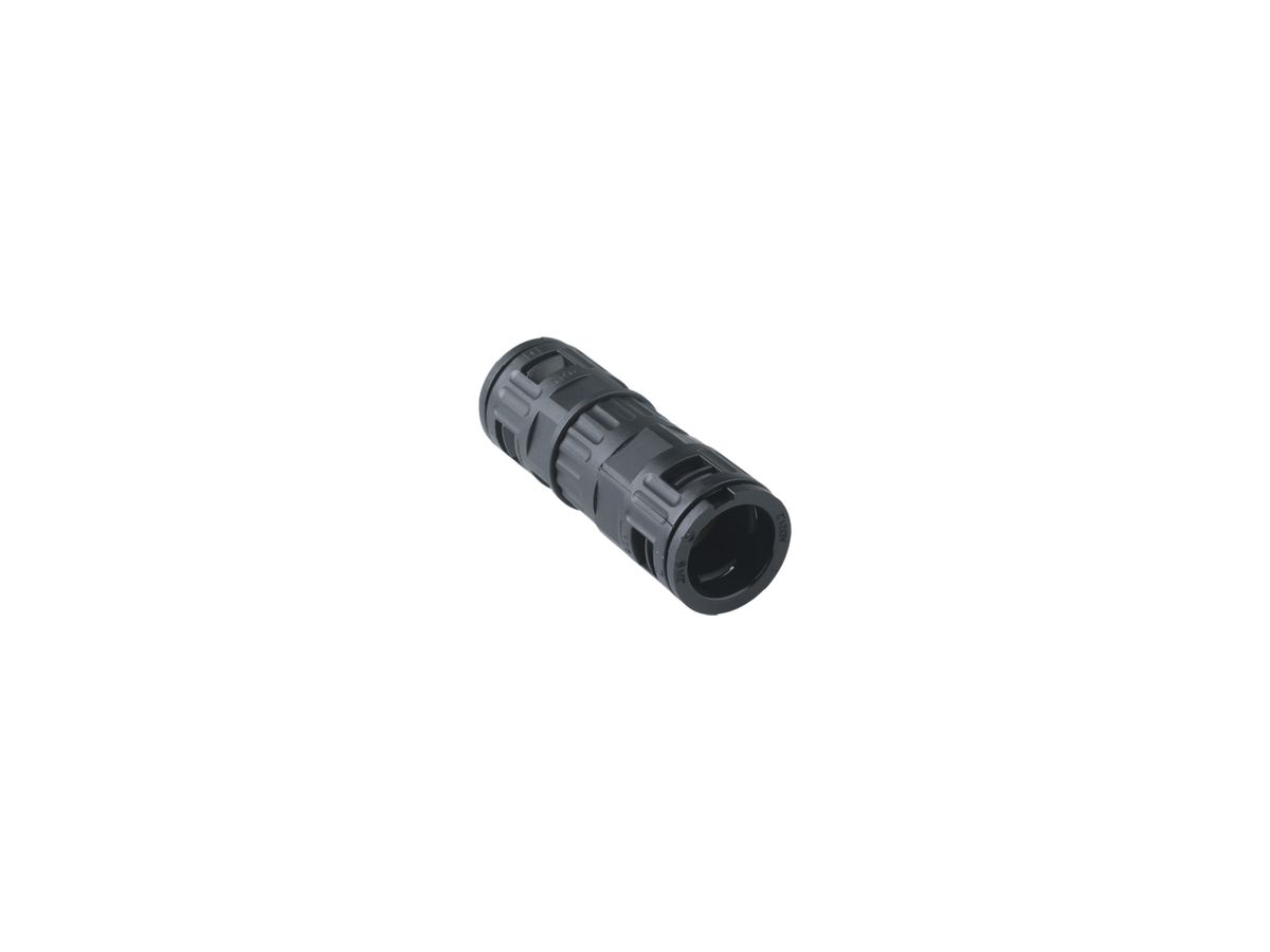 Schlauchkupplung AGRO 2×42.5mm schwarz IP68