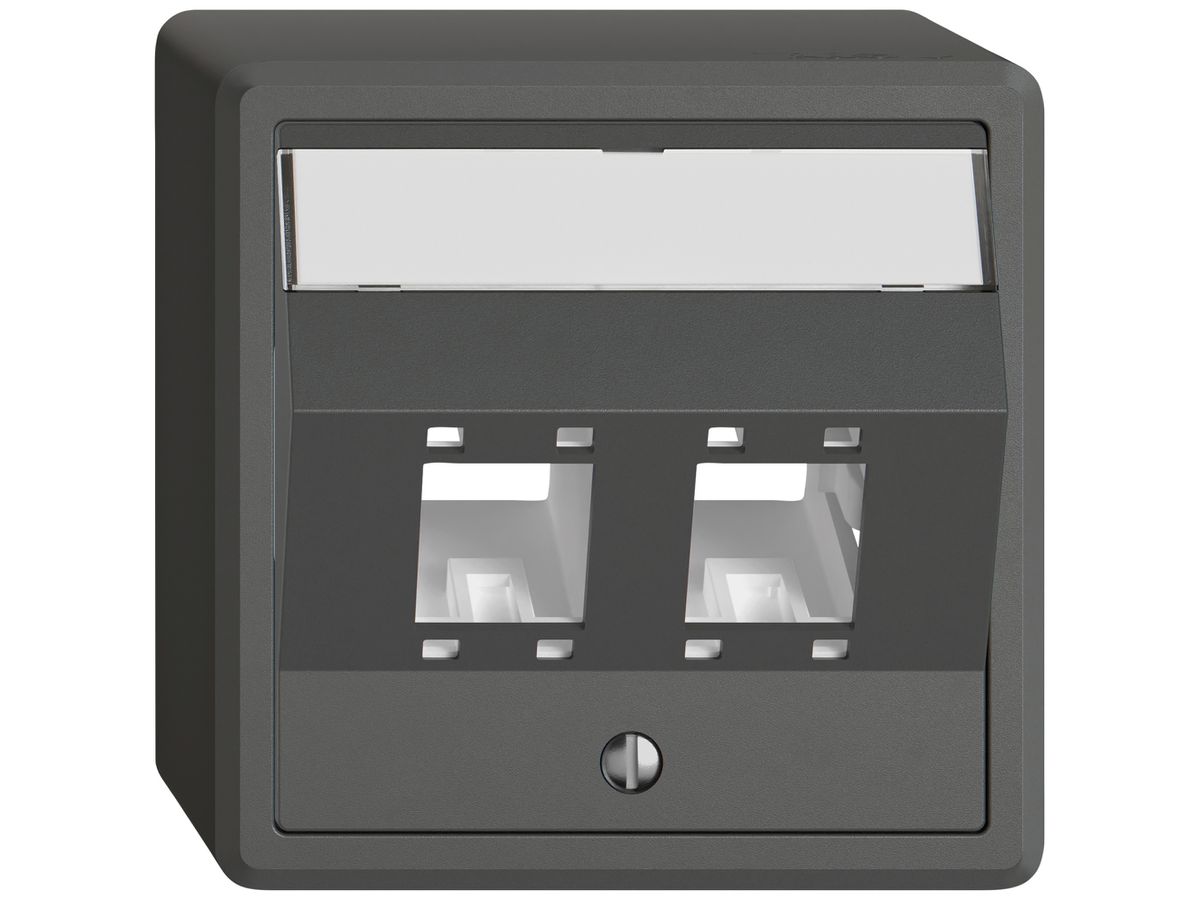 AP-Montageset EDIZIO.liv SNAPFIX® für freenet Kat.5e/6 Adapter 2× dgu
