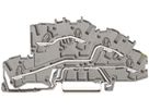 Inst.-Etagenklemme WAGO 2.5mm² L/L/PE grau