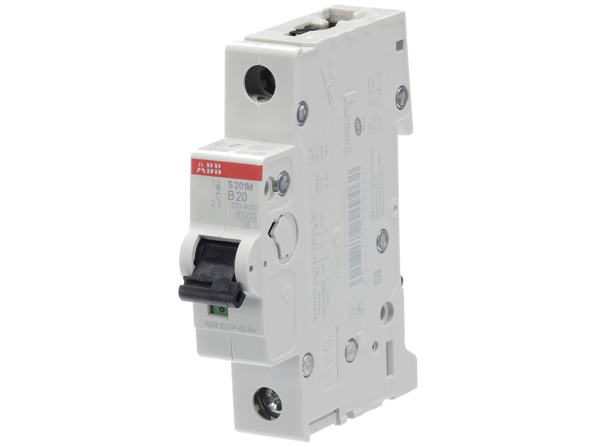 Leitungsschutzschalter ABB S201M-B20 20A B 10kA