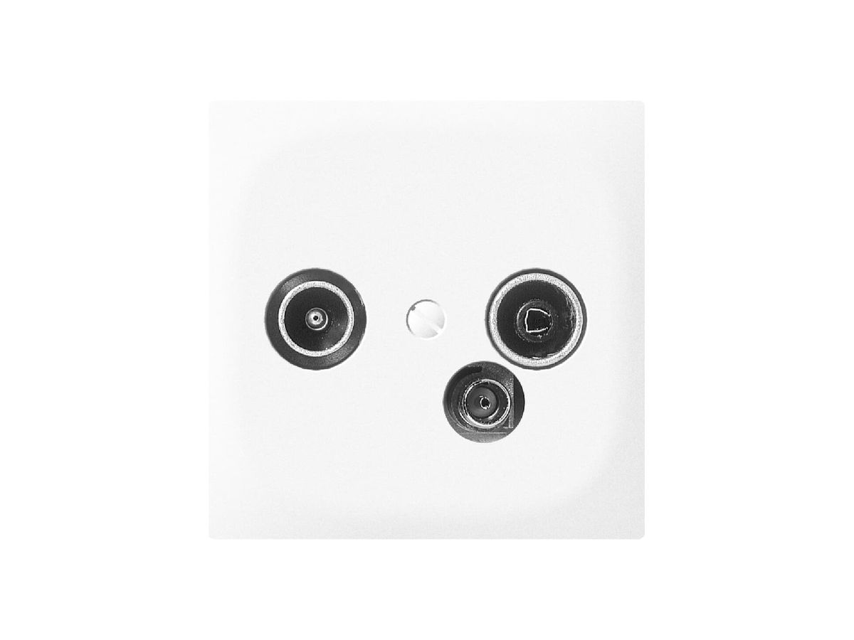 UP-Antennendose SIDUS TV-R-Daten 11dB/65 weiss