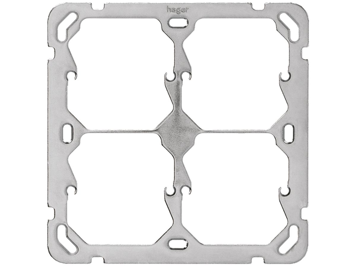 Befestigungsplatte Hager Gr.2×2 137×137mm