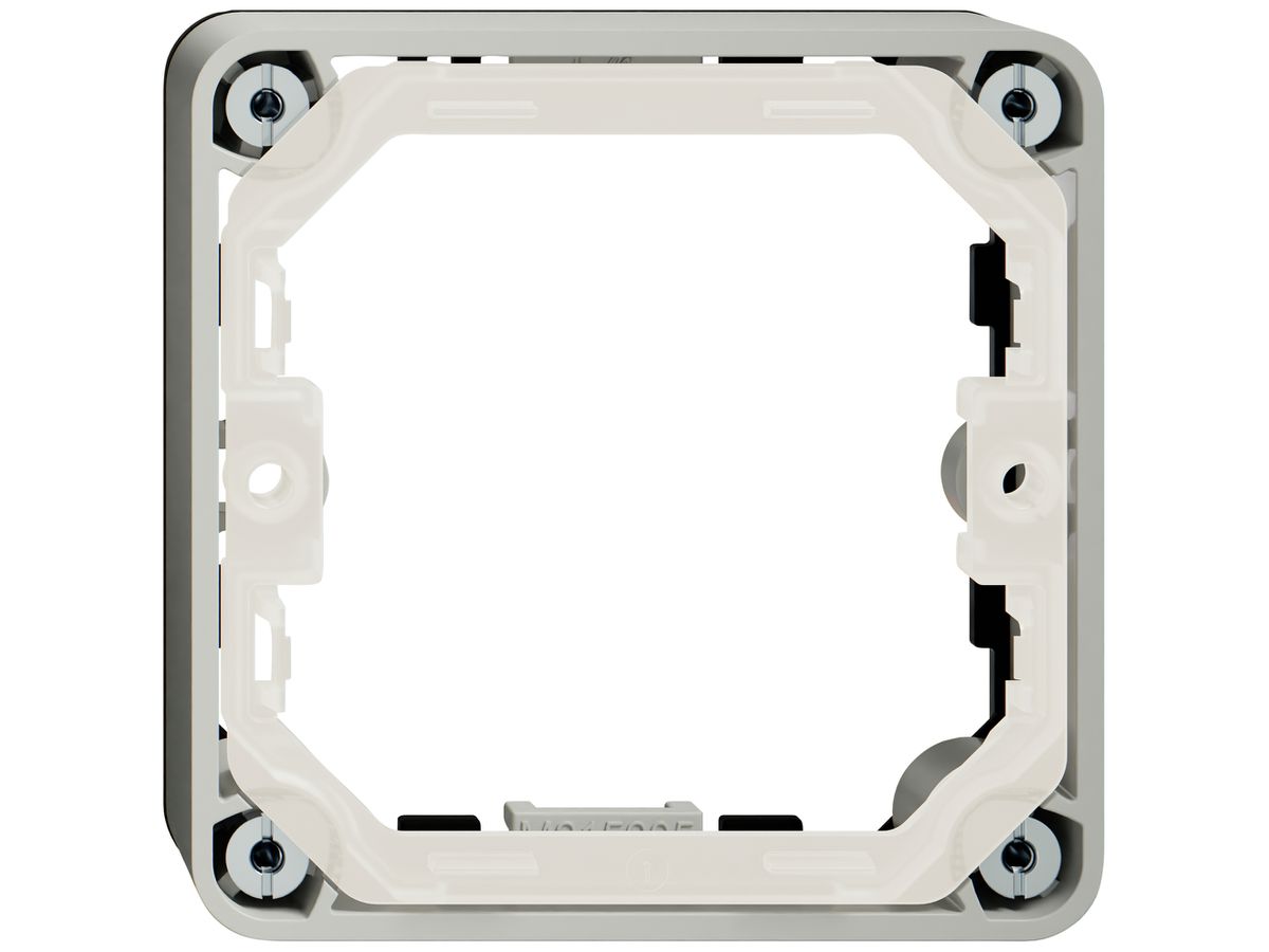 Aufsatzrahmen Feller NEVO SNAPFIX® 87×87×20mm grau