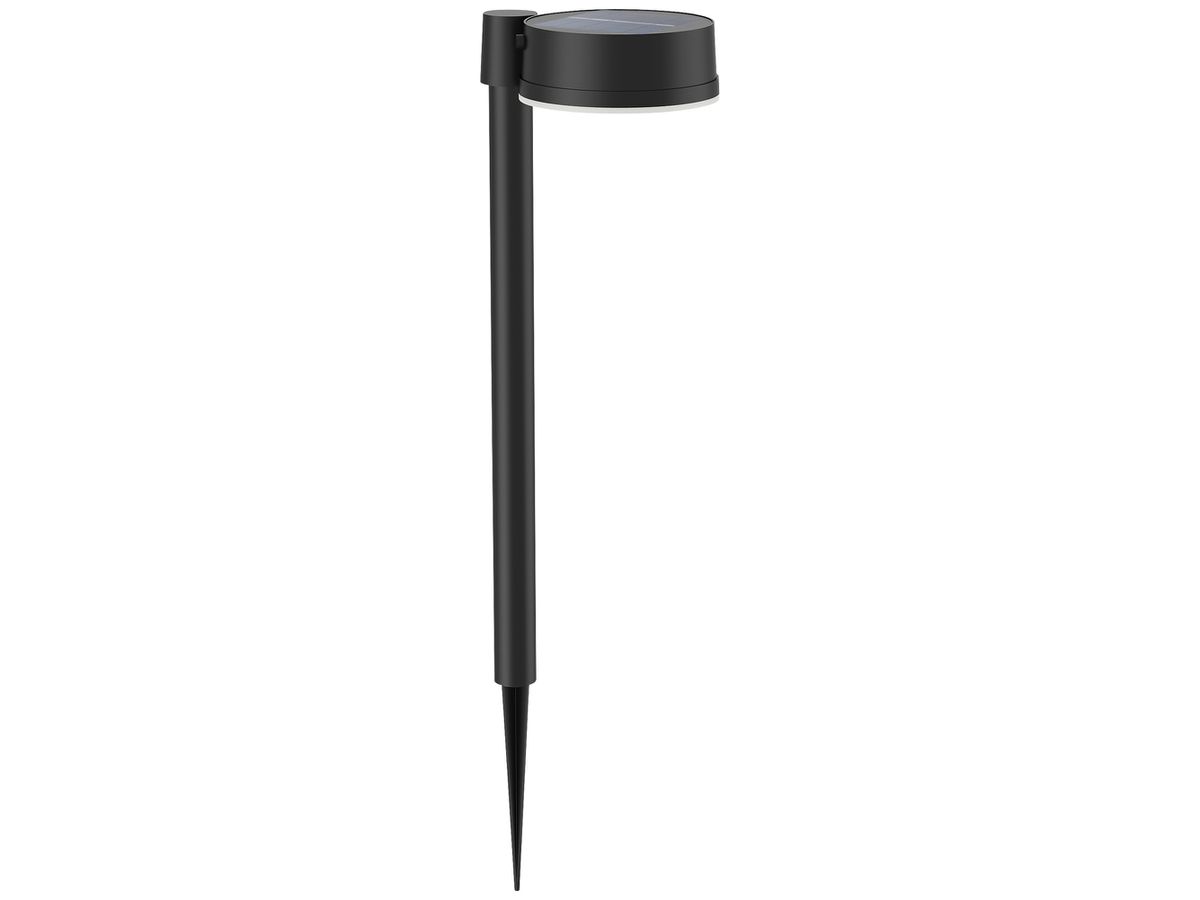 LED-Spiessleuchte Philips Vynce Solar SEN 1.5W 200lm 827 IP44 Ø142 schwarz