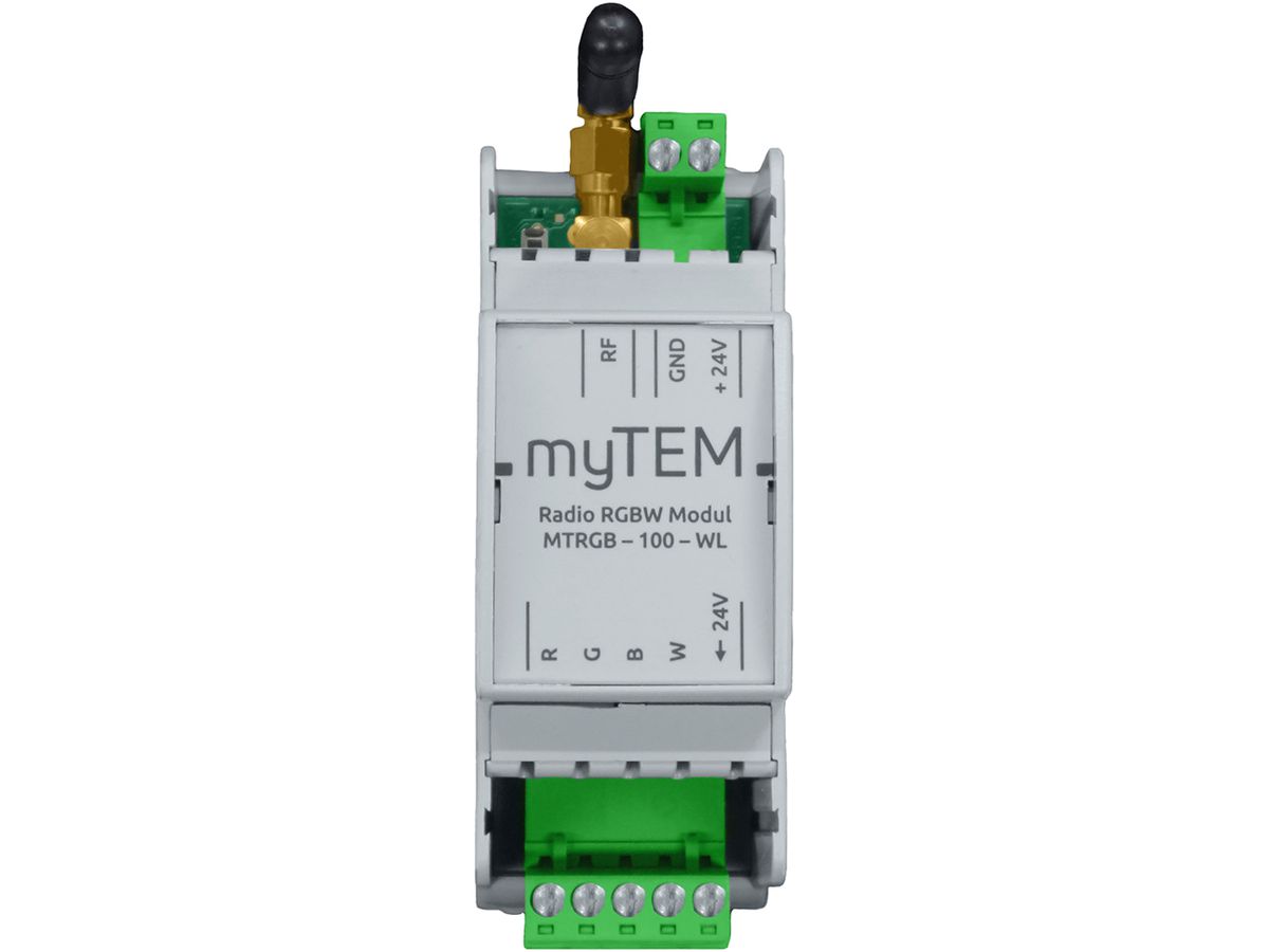 REG-RGBW-Schnittstelle myTEM MTRGB-100-WL 24VDC 4-Kanal 50W/24VDC Z-Wave